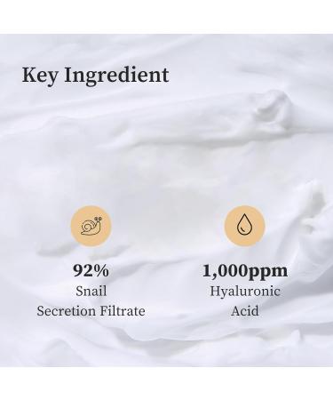 Snail Mucin 92% Moisturizer | Advanced All in One Cream for Anti-Aging & Hydration | Unisex Daily Facial Moisturizer - Buy Online on SooperMarket.com