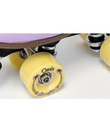 Sure-Grip Lavender Oasis Outdoor Roller Skate - Unisex Size 9 (Mens) / 10 (Womens) - Buy Online on SooperMarket.com