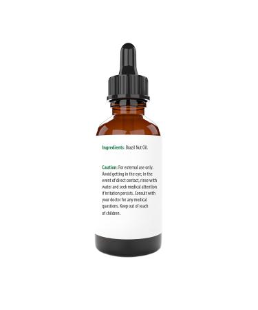100% Pure & Natural Brazil Nut Oil - Unrefined Cold-Pressed for Face Skin Hair & Nails - Reduce Breakage & Even Skin Tone - Therapeutic Massage Oil - Buy Online on SooperMarket.com