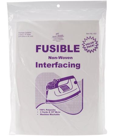 HTC 422 Fusible Non-Woven Interfacing  15-Inch by 3-Yard   White Original Version