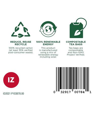 Traditional Medicinals Organic Immune Zoom Lemon Ginger Tea - Caffeine Free, 16 Wrapped Bags - Buy Online on SooperMarket.com