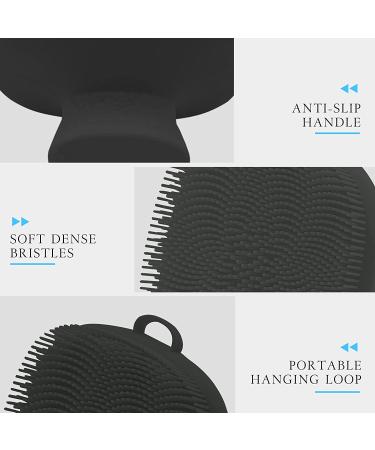 INKERLEE Silicone Face Scrubber Exfoliator Brush - Gentle Manual Facial Cleansing Brush for Women and Men - Buy Online on SooperMarket.com