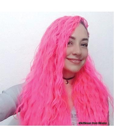 Manic Panic 8oz High Voltage Classic Cream Hair Dye (Cotton Candy Pink) - Vibrant Color Formula - Buy Online on SooperMarket.com