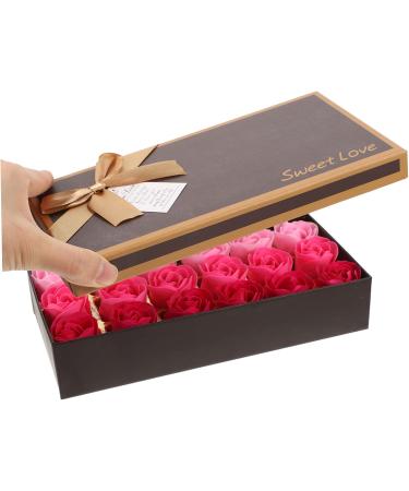 ABOOFAN 3 Boxes Rose Soap Scented Bath Soap Rose Bath Soap Rose Flower Preserved Rose Enchanted Rose Wedding Decorations for Ceremony Faux Roses Simulated Soap Flower Rose Petal Artificial - Buy Online on SooperMarket.com