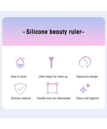 Reusable Eyeliner Stencils Silicone Beauty Ruler 5 In 1 Eyeliner Stencil Multi Purpose Silicone Eyebrow Pencil Stencil Winged Tip Eyeliner Aid for Makeup Cosmetic Pink - Buy Online on SooperMarket.com