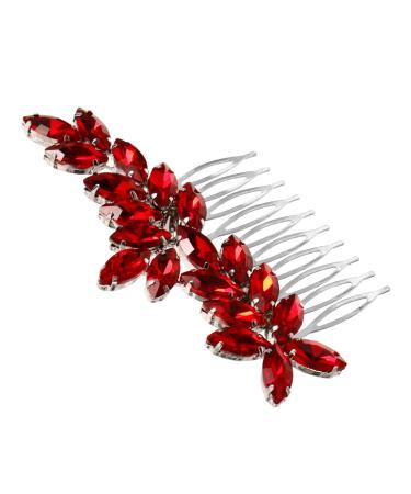 MUSISALY Bridal Headwear Rhinestone Hair Side Comb Hair Comb Clips Rhinestone Hair Accessories Diamond Hair Accessories Rhinestone Hair Combs Hair Combs for Wedding Bridal Hair Accessories