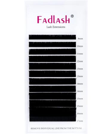 Fadlash Easy Fan Lashes D Curl 0.05 9-17mm Mixed Length Russian Lashes - Natural Look Self Fanning Eye Lashes - Automatic Blooming Eyelash Extensions - Buy Online on SooperMarket.com