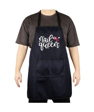 CENWA Nail Technician Aprons Nail Artist Gifts Nail Boss/Nail Queen Nail Tech Adjustable Apron For Nail Salons Nail Queen apron eu