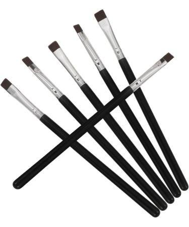 Baluue 30 Pcs Flat Eyebrow Brush Eyeliner Makeup Brush Eyeliner Brush Eye Tool Brush Black Artificial Fiber - Buy Online on SooperMarket.com