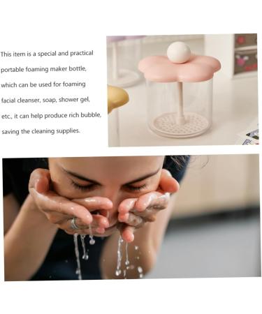 minkissy Facial Cleanser Foamer Tool Face Wash Hair Shampoo Face Cleanser Simple Foaming Bottle Facial Cleanser Foams Maker Cleanser Foam Maker Bubble Maker Household Pink Pp Travel 10.20X9.00X7.60CM Pink - Buy Online on SooperMarket.com
