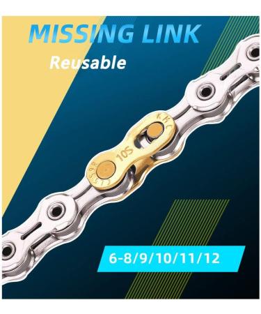 4 Pairs Bibike KMC Missing Link 6-12 Speed Quick Link - Silver - Buy Online on SooperMarket.com