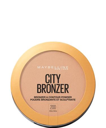 Maybelline New York City Bronzer Powder Makeup and Contour, 200, 0.32 Oz