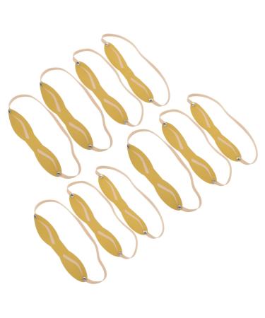 Gogogmee 10pcs Eyebrow Practice Skin Eyebrow Fake Skin Artificial Skin Eyebrow Trimming Eyebrow Pencil 1 count (Pack of 1) As Shown