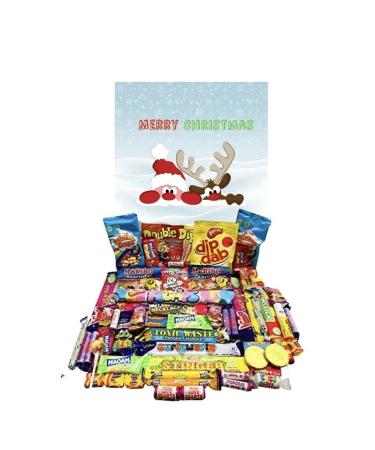 Christmas Reindeer Sweets Selection Box Sweets Pick N Mix The Ultimate Retro Sweet Selection 70s 80s Box Sweet Hamper -Present gift for Christmas