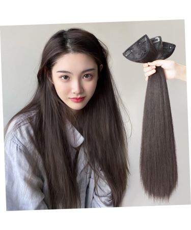 ABOOFAN Piece Long Straight Hair Wig Womens Wigs Clip in Extensions Wigs for Women Natural Wig Black Wig Long Straight Hair Extensions Hair Accessories Miss Cosplay High Temperature Wire 60X15CM Black - Buy Online on SooperMarket.com