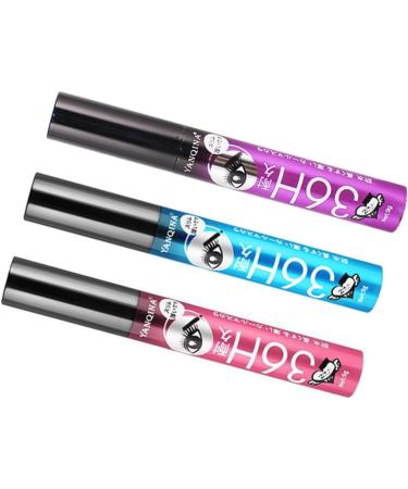 Angoily 3pcs Eyelash Mascara Extension Makeup Mascara Women Mascara Waterproof Mascara Eyelash Spoolies - Buy Online on SooperMarket.com
