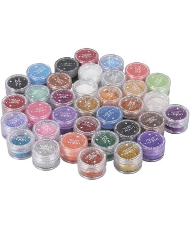 NOLITOY 60 Pcs Eye Shadow Loose Eyeshadow Glitter Pigment Manicure - Buy Online on SooperMarket.com