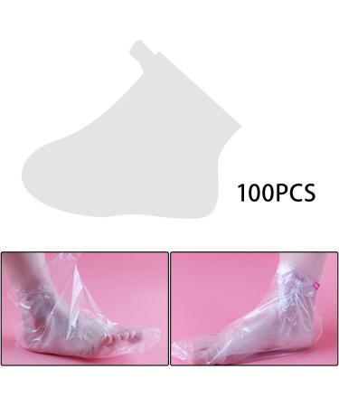 MagiDeal 100pcs Moisture Socks | Comfortable Thicker Foot Protectors for SPA & Home Use - International Shipping Available - Buy Online on SooperMarket.com