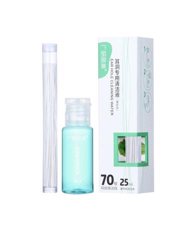 HEIMEABI Line Ear Odor Cleaning Removing Ear Line 15ml Cleaning Hole Wax and Hole Liquid Removing Cleaning Ear Tooth Care Ear Wax for Ear Cleaning Kit (White One Size) One Size White