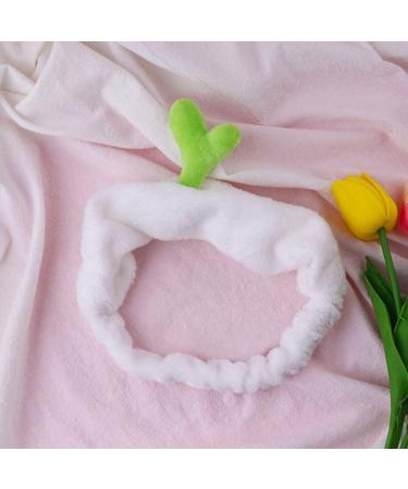Makeup Headband Elastic Sprout Head Wraps Face Washing Hair Bands White shower head wraps - Buy Online on SooperMarket.com
