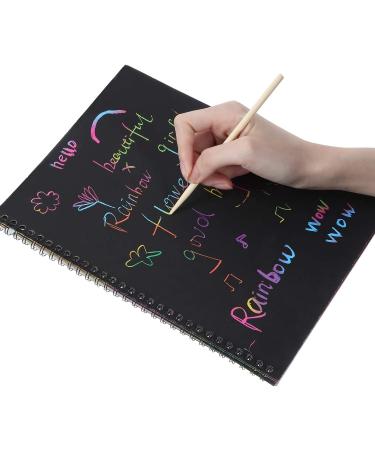 100 Pack SATINIOR Heavy Duty Wood Stylus Tools for Scratch Art - Wooden Scratch Art Sticks - Buy Online on SooperMarket.com