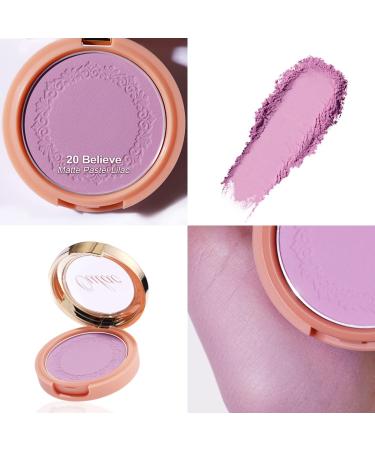 OULAC Purple Blush for Cheeks | Highly Pigmented Cream Blush | Natural Matte Glow | Cruelty-Free with Rose Oil | N20 Believe 4.8g 20 Believe - Buy Online on SooperMarket.com