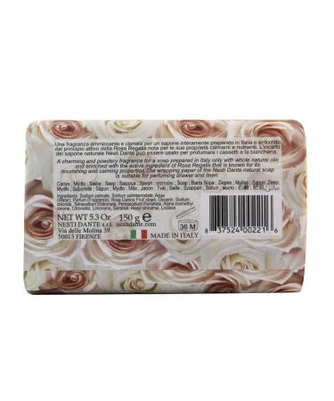 Nesti Dante Le Rose Collection - Rosa Champagne Soap 5.3oz | Premium Italian Skincare | International Shipping Available - Buy Online on SooperMarket.com