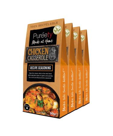 Pureety GLUTEN FREE Chicken Casserole Recipe Seasoning x 4 packs