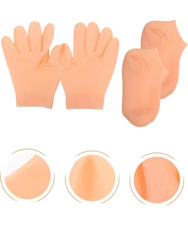 Mikinona Moisturising Socks 1 Set Sun Protection Skin Lotion Miss Waterproof Socks whitening moisturizing Gloves Elasticity Anti-Crack Care Water Proof Overnight moisturizing Gloves - Buy Online on SooperMarket.com