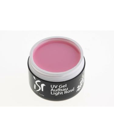 ISR UV Gel Builder Light Ros Pink Milky medium viscosity no heat development Honey effect Builder Gel Builder Perfect hold