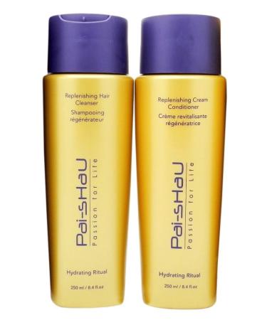 Pai Shau Replenishing Cleanser Shampoo & Cream Conditioner 8.4 Ounce