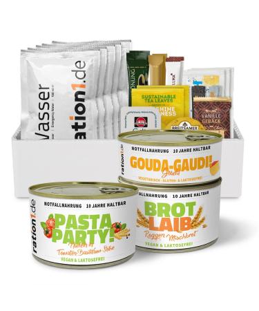 ration1 long-term EPa pasta in tomato-basil sauce (vegan & lactose-free) Premium daily ration pasta tomato-basil