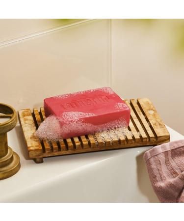 Bod.y Shop Strawberry Cleansing Face & Body Bar - Vegan Skin Cleanser - 3.5oz - International Shipping Available - Buy Online on SooperMarket.com