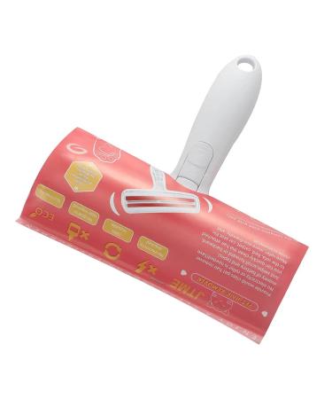 JTME Pet Hair Remover Roller - Self-Cleaning Base - Efficient Dog & Cat Fur Removal Tool for Furniture, Couch, Carpet, Car Seat - Red - Buy Online on SooperMarket.com