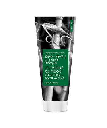 Aroma Magic Activated Charcoal Face Wash | Gently Cleanses Excess Oil & Dirt | Helps Tighten Pores | Removes Dead Cells & Impurities | for Smooth & Radiant Skin | 3.38 Fl Oz/100ml