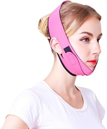 EXCEART Waist Band V Line Waist Cincher Belt Girdle Chin up Cheek Lift Anti-Double Chin V Line Lifting Belt Chin Bandages V Line Chin up Belt Hip Belt Strap Rosy - Buy Online on SooperMarket.com