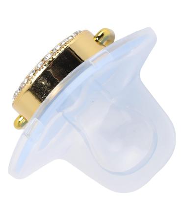 Shop Baby Luxury Schnuller - BPA-Free Little Prince Pacifier for Newborns & 6-18 Months | Golden Bling & Road Stones (Blue) - Buy Online on SooperMarket.com