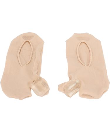 Soft Elastic Toe Separator Bunion Relief Socks - Skin Color - Buy Online on SooperMarket.com