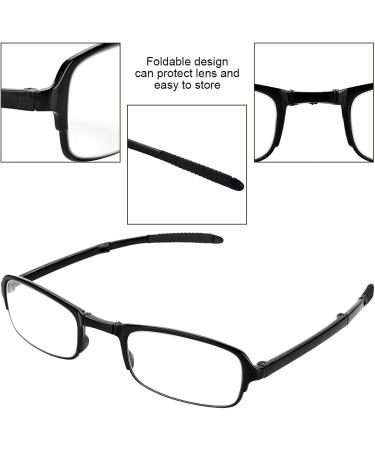Folding Reading Glasses for Men & Women - Portable Ultra Thin Black Presbyopic Glasses (2.0) | International Shipping - Buy Online on SooperMarket.com