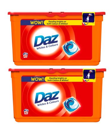 2 x 42 Daz 3 in 1 Pods Washing Capsules