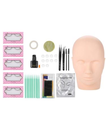 Eyelash Extension Kit Need for Beginners Eyelash Transplant Kit Simulates Human Skin for Salon