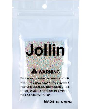 Jollin SS16 Transparent Rhinestones - 1440pcs Flat Back Glass for Crafting & DIY Projects - International Shipping Available - Buy Online on SooperMarket.com