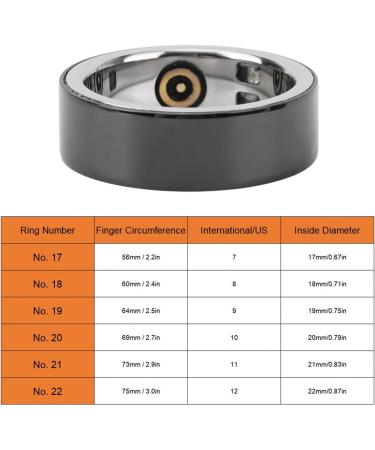 Rechargeable Waterproof Smart Health Ring | Lightweight BT Connectivity | Perfect Gift for Birthdays - Buy Online on SooperMarket.com