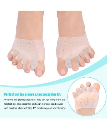 Pad Toe Separator Gel & Bunion Corrector with Metatarsal Pads - Prevent Calluses & Improve Alignment - Buy Online on SooperMarket.com