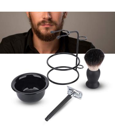 Professional Men's Beard Shaving Set - Manual Shaving Brush Stand & Holder for Safe Shaving - Buy Online on SooperMarket.com