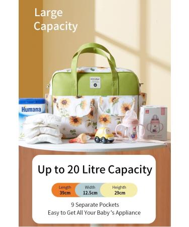 Kamay's Waterproof Mummy Diaper Bag with Changing Mat - White Pine Tree Elk Eagle Design - Buy Online on SooperMarket.com