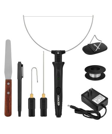 Cooltop Hot Wire Foam Cutter kit  18W Styrofoam Knife Cutter Electric Hot Wire Foam Cutting Tool  Heated Foam Carving Knife Kit with Cleaning Pen
