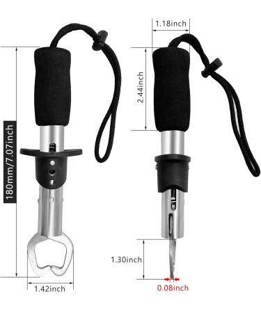 Ismosm Fishing Pliers & Gripper: Multi-Functional Gear for Salt & Fresh Water - Blue - Buy Online on SooperMarket.com