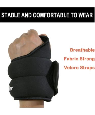 Steppfoarder 1.5kg Weight Cuff Set for Wrist Adjustable Running Weights with Thumb Loop 3 Colors Available - Buy Online on SooperMarket.com