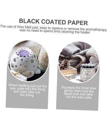 Warmhm 150-Piece Waxing Plate Set | Safe Reusable Wax Shell & Heating Inserts | Fragrance Warmer Tray & Aromatherapy Candle | Black 8.5x8.5x3cm (3pcs) - Buy Online on SooperMarket.com